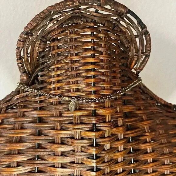 Cj sardi Y2K pink medallion necklace on bronze chain - Picture 3 of 3